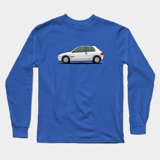 Peugeot 106 Rallye side profile Long Sleeve T-Shirt